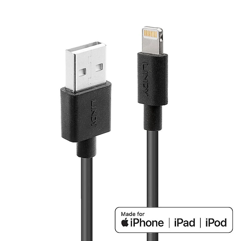 Câble USB type A vers Lightning 1m LINDY