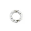 Câble 3X1,5 mm² H05VVF blanc couronne 5m