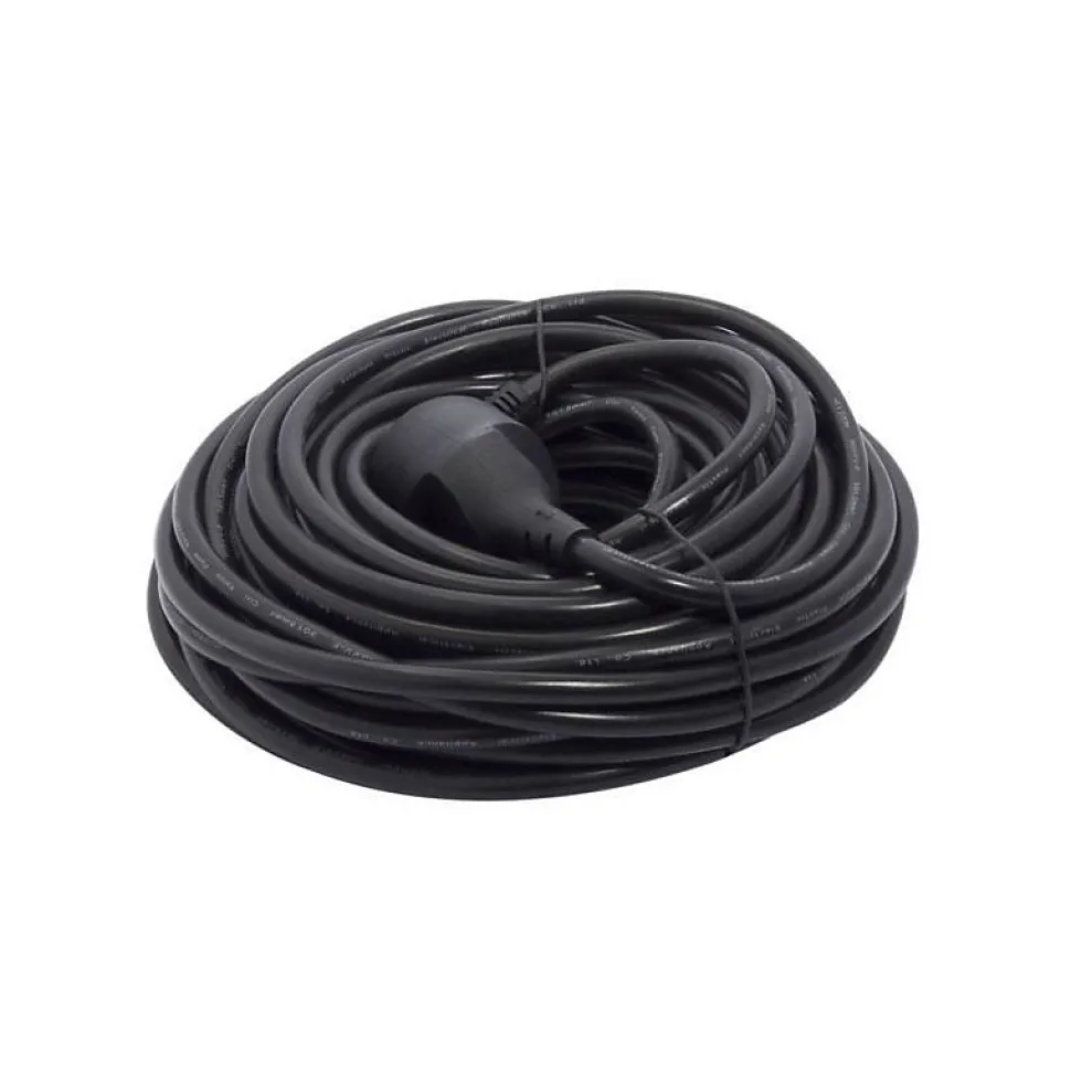 CHACON Prolongateur HO5VVF 3 x 1,5 mm2 20 m - Noir