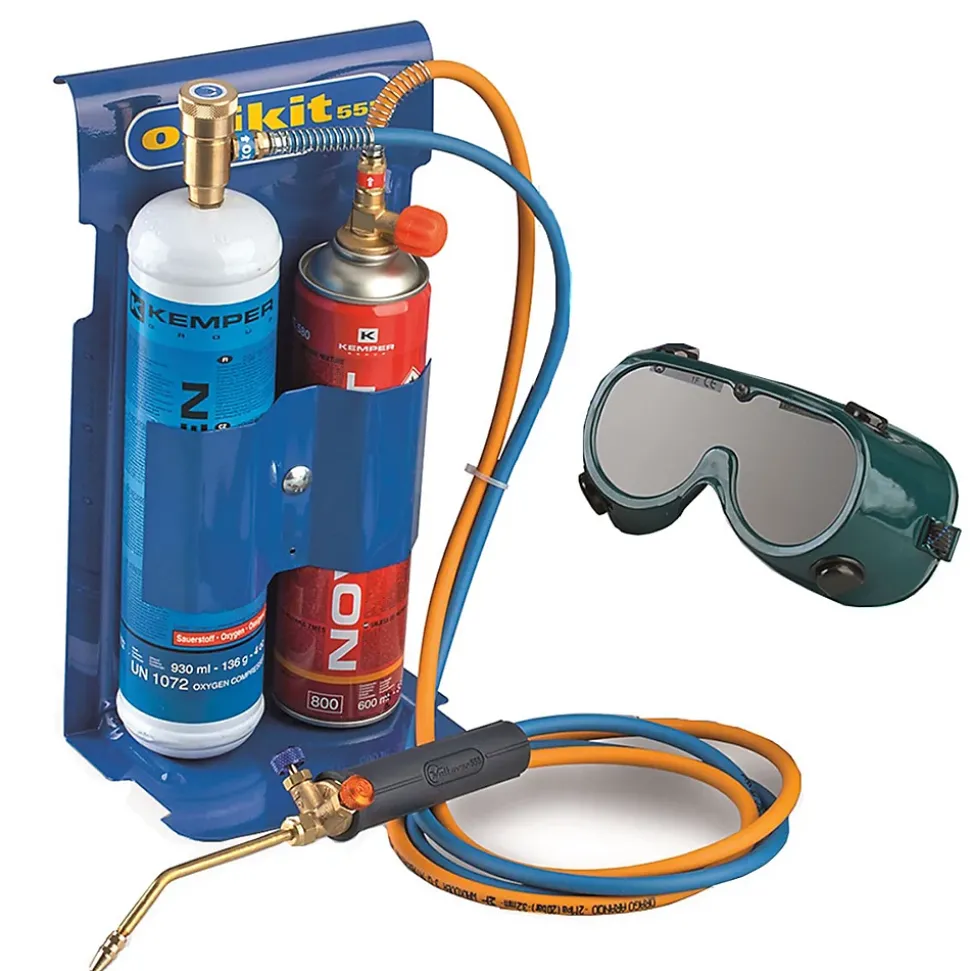 Chalumeau BI GAZ professionnel Oxygène Butane/Propane Soudure Découpe métal KEMPER