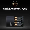 Chargeur de pile Duracell AA / AAA + 4 piles (2xAA + 2xAAA)