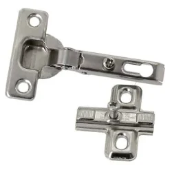Charnière invisible key hole acier nickelé pour porte Diall Ø26 mm 92°, lot de 2