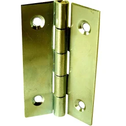 2 charnières acier laitonné Diall 40 x 25 mm