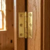 2 charnières laiton Diall 30 x 19 mm