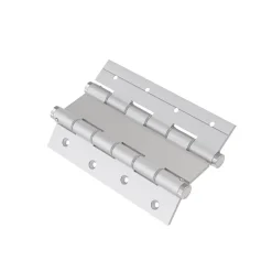 Charnière va et vient à ressort, 180X40 mm, en aluminium anodisée argent, pour porte de 40 mm.