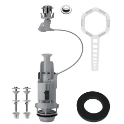Chasse d'eau Flomasta 2", double bouton poussoir + câble