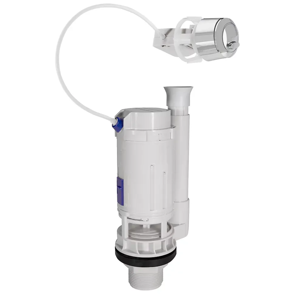 Chasse d'eau Fluidmaster - 2", Double bouton poussoir + câble