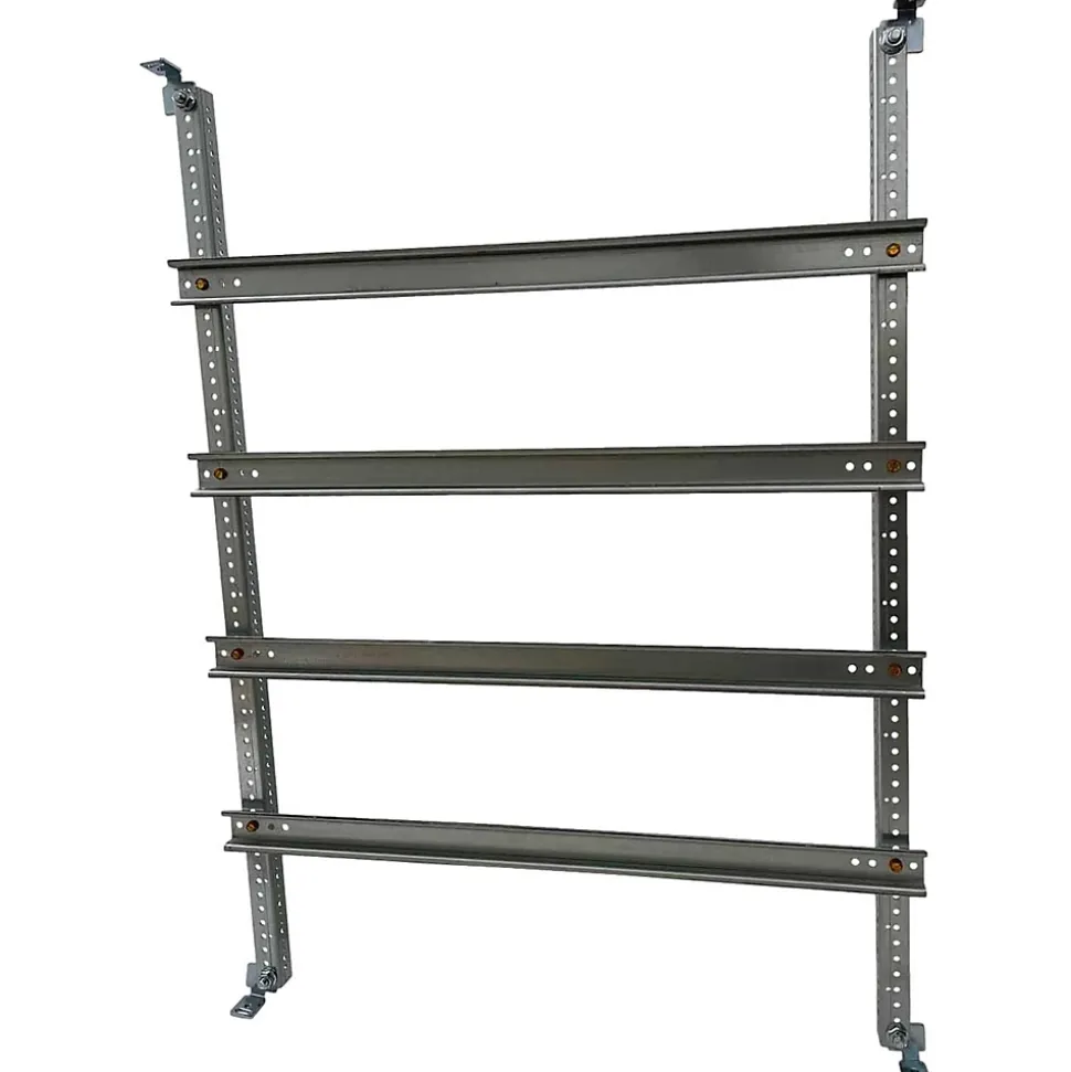 Chassis Modulaire 112 Modules Pour Coffret Polyester Abb Aria 86 - 5 Rangées De 2x 18 Modules