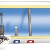 Chauffe eau électrique THS Horizontal Mural Cor-Email De Dietrich 150 L
