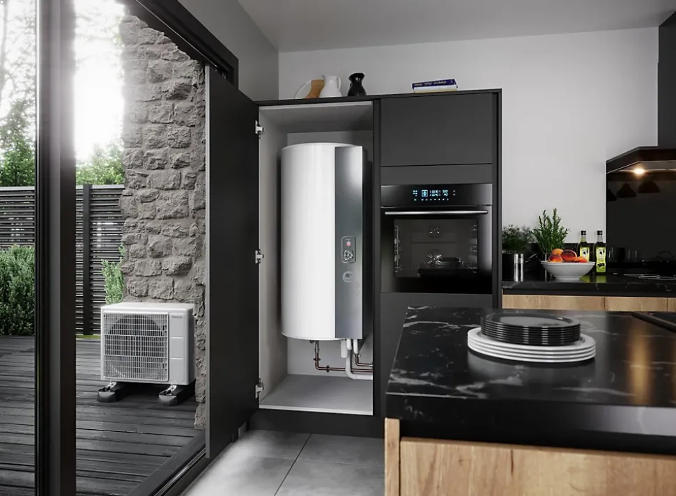 Chauffe eau thermodynamique CALYPSO connecté Split Inverter - Mural - capacité 200L