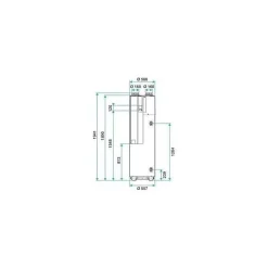 Chauffe-eau thermodynamique Discover vertical sur socle 200L - ATLANTIC - 286055