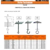 Cheville à bascule FISCHER M4X100 Acier zingué KD4 - 1 pièce