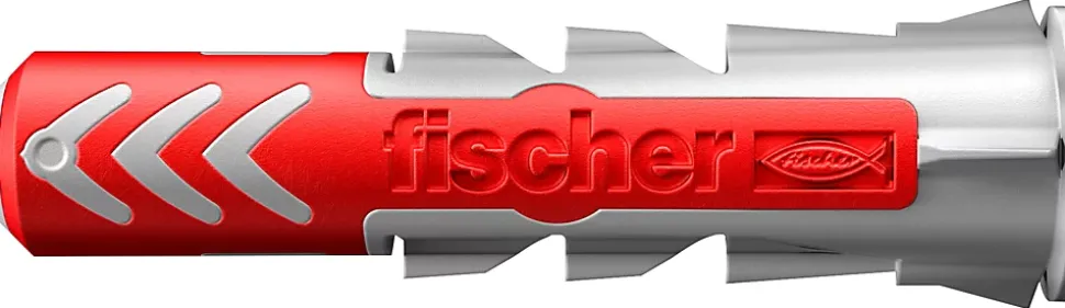 Cheville bi-matière avec vis Fischer DuoPower pour matériaux de construction 8x40 mm, 8 pièces