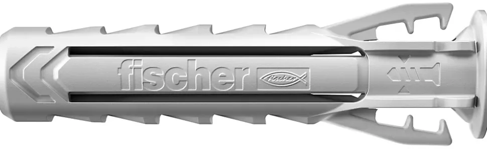Cheville nylon pour matériaux pleins Fischer SX PLUS 6x30 mm profondeur perçage 40 mm, 100 pièces
