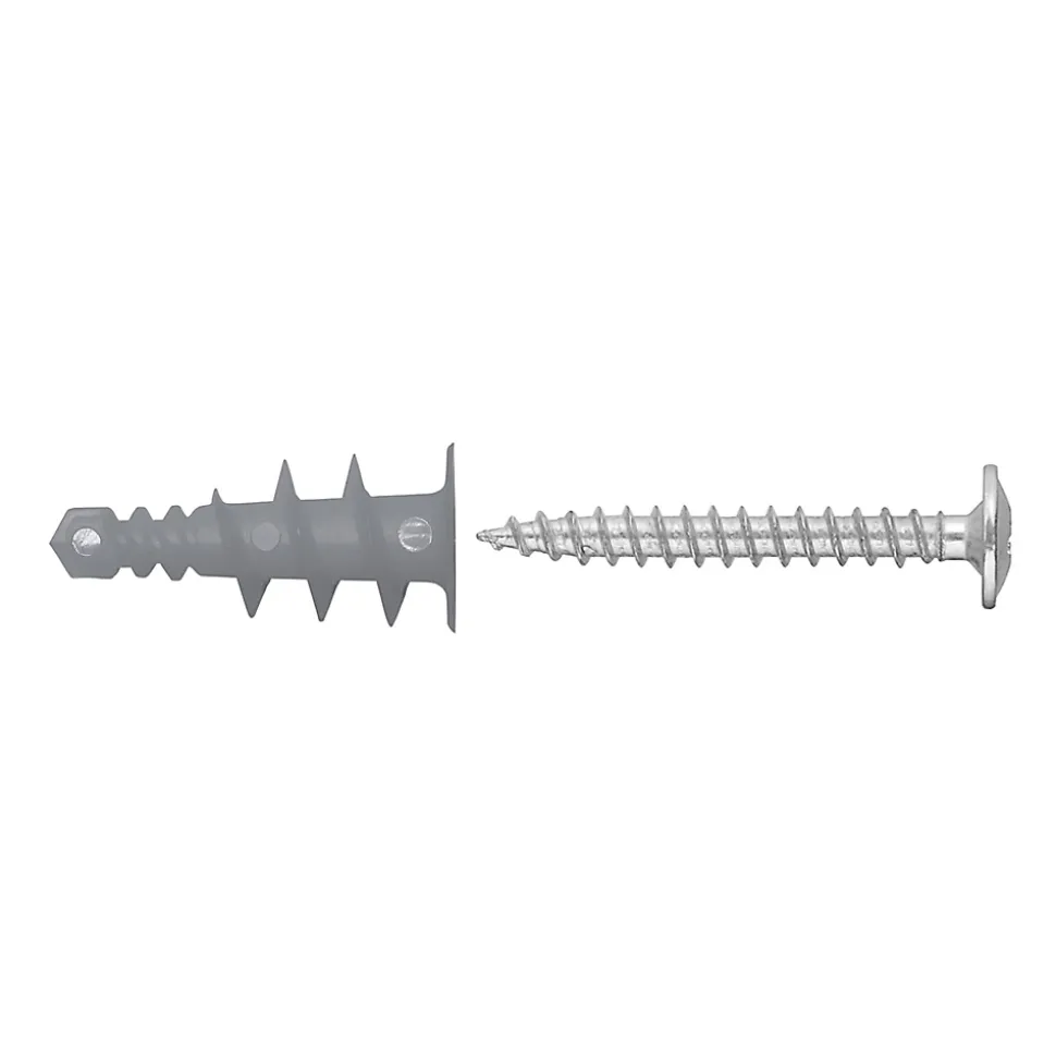 25 chevilles autoforeuses Diall nylon PZ L30