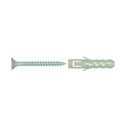 15 chevilles Diall nylon CL PZ Ø6x30mm