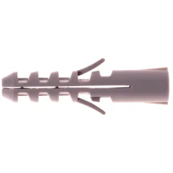 100 chevilles Polypropylène pour murs pleins Ø12x60mm