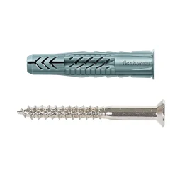 5 chevilles universelles Fischer Ø8x50mm