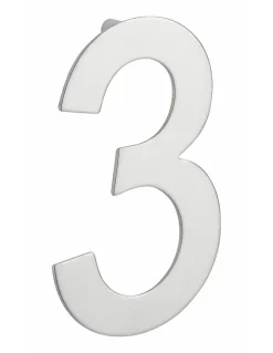 Chiffre 3 à visser, inox, H.100mm - THIRARD