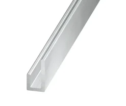 Cimaise aluminium brut 20 x 10 x 10 mm, 1 m