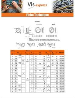 Circlip Extèrieur Acier brut Sur arbre Diamètre 33 - 10 pièces