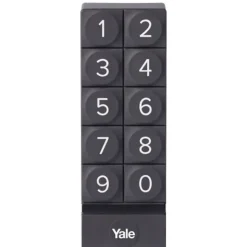 Clavier à code connecté Yale noir compatible serrure connectée