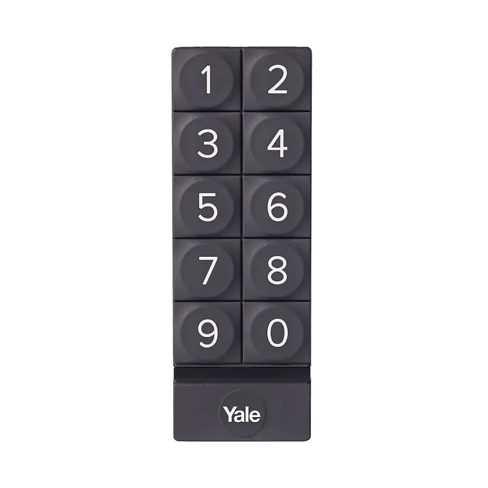 Clavier à code connecté Yale noir compatible serrure connectée