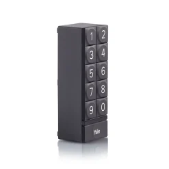 Clavier à code connecté Yale noir compatible serrure connectée