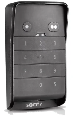 Clavier à code RTS pour portail et/ou porte de garage motorisés radio RTS Somfy