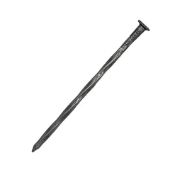 Clou Pointes Tête plate acier torsadées d 4.1 x L 100 mm Boite de 5 kg