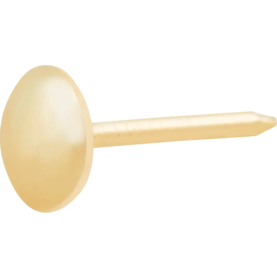Clous tapissiers en acier plaqués en laiton 8 x 17 mm - 50 pièces