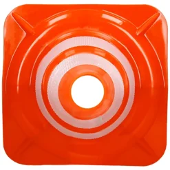 Cône de signalisation routière cône de chantier orange blanc 47 cm 7 pièces