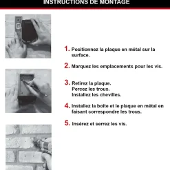 Coffre à clés mural Masterlock 5412EURD