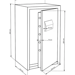 Coffre-fort Burg-Wachter Combi-line CL 460 K