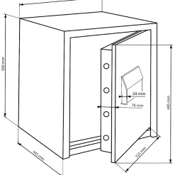 Coffre-fort Burg-Wachter Combi-line CL 440 E