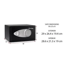 Coffre-fort MASTER LOCK X041ML 11L - Serrure Electronique - Idéal pour Bijoux, Papiers d'Identite