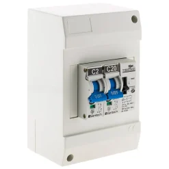 Coffret chauffe-eau 2 disj + contacteur jour/nuit Zenitech