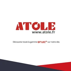 Coffret de Chantier Monophasé 230V ATOLE - 4 Prises NF 2P+T - 16A - 9 Modules - Coffret Électrique avec câble