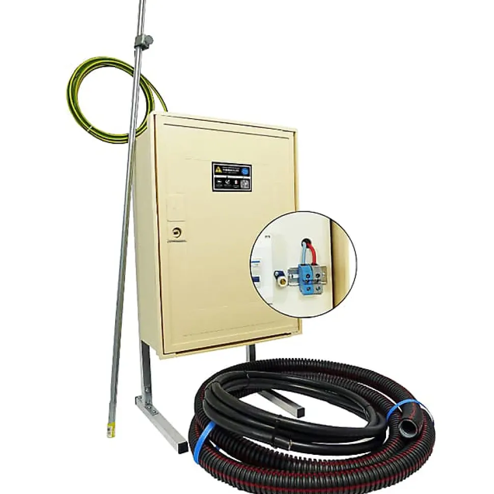 Coffret de chantier monophasé avec arrêt d'urgence