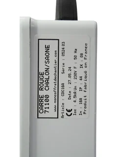 Coffret de chantier monophasé avec arrêt d'urgence