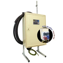 Coffret de chantier triphasé 18/36 kW - pack complet raccordement AIR 15m avec prise 63A conforme ENEDIS