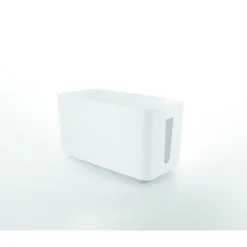 Coffret de rangement câbles et multiprises taille moyenne blanc