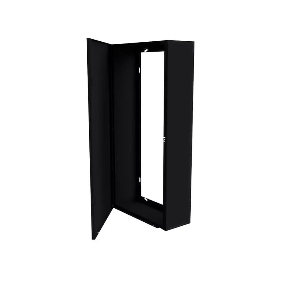 Coffret d'habillage ATOLE 13 modules en acier noir pour tableaux éléctriques - H 670 x L 340 x P 140 mm - Réf. RCH200NR