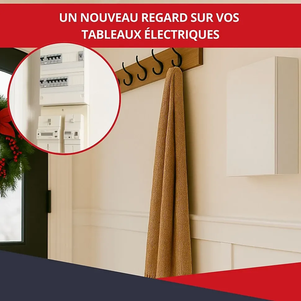 Coffret d'habillage ATOLE 13 modules en acier blanc pour tableaux éléctriques - H 670 x L 340 x P 140 mm - Réf. RCH200