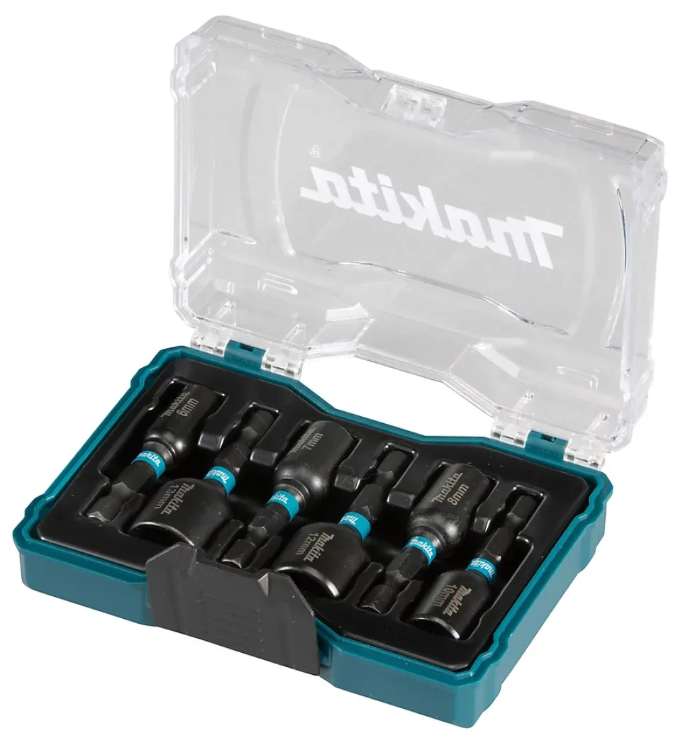 Coffret 6 douilles à queue Impact MAKITA E-15768 BLACK