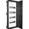 Coffret encastré anthracite 4 rangées Solera