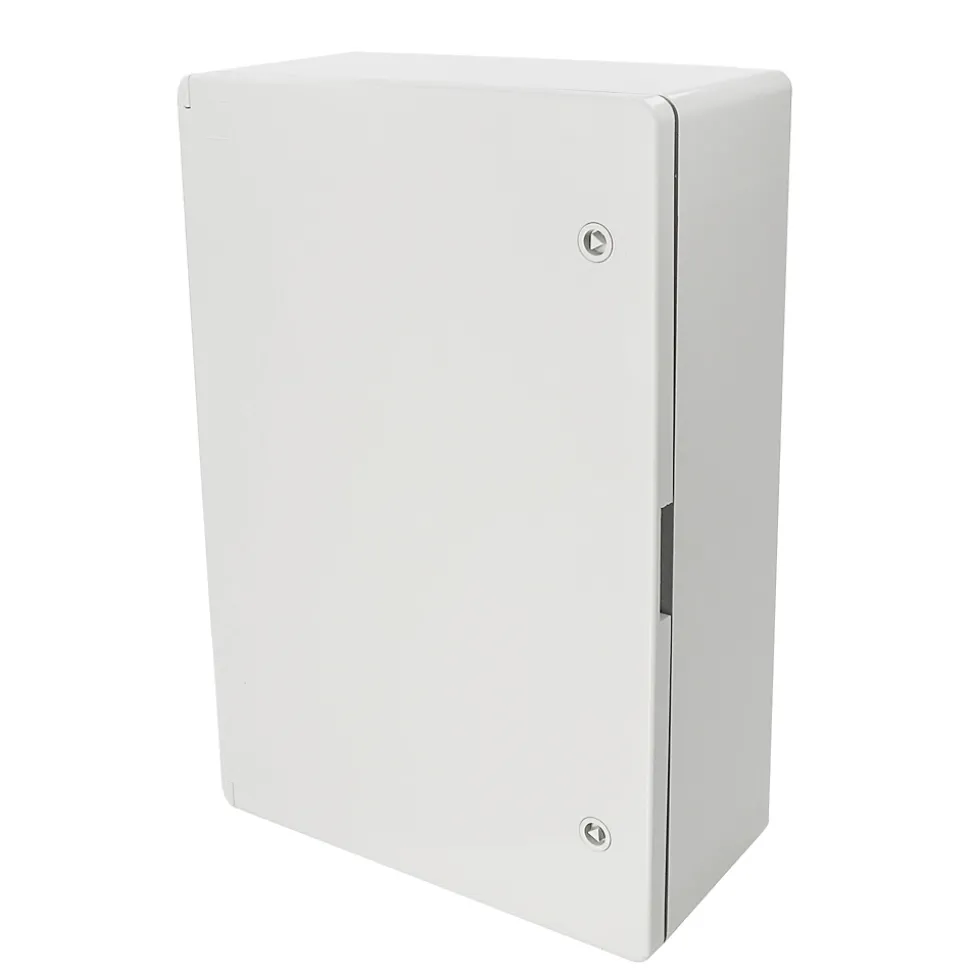 Coffret électrique ABS 400 x 600 x 200 mm Tableau électrique nu avec plaque de montage galvanisée, HOROZ