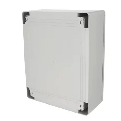 Coffret électrique ABS 400 x 500 x 180 mm Tableau électrique nu avec plaque de montage galvanisée, HOROZ