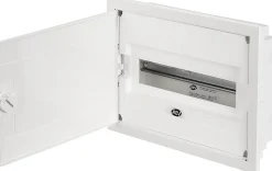 Coffret électrique encastré 12 modules 1 rangée blanc