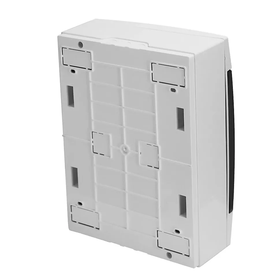 Coffret électrique en saillie 16 modules Tableau électrique nu blanc fumé, 215 x 290,5 x 110 mm, HOROZ
